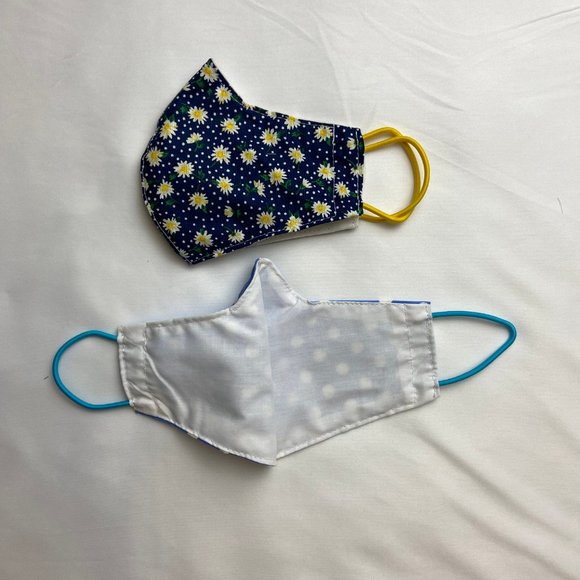 4 Adult Washable Cotton Cloth FACE MASK - Picture 2 of 4